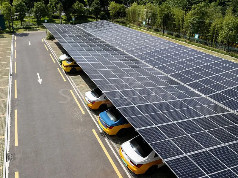 फिलीपींस में 250KW वाटरप्रूफ कारपोर्ट सोलर माउंटिंग सिस्टम